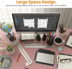 PayLessHere | 39 Inch Computer Desk | Pink | Office Desk - Image 6