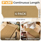 IONTACH 9" X 36" Soft Felt Sheets 1.6mm Thick | Acrylic Felt Fabric - Image 2