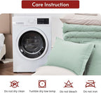 MUXHOMO 7 Pieces Queen Comforter Set, Reversible Bed in a Bag Queen Size - Image 9