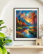 TOCARE Moonlit River Paint by Numbers Kit - Image 6