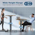 DUMOS 40 Inch Electric Standing Desk Height Adjustable, Sit to Stand Up - Image 5