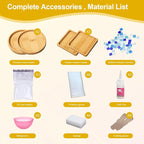 WATHFKCU 4 Sets DIY Glass Mosaic Tiles - Image 2