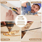SiliFine 12x12 Inch 24 Pack Basswood Sheets - Image 4