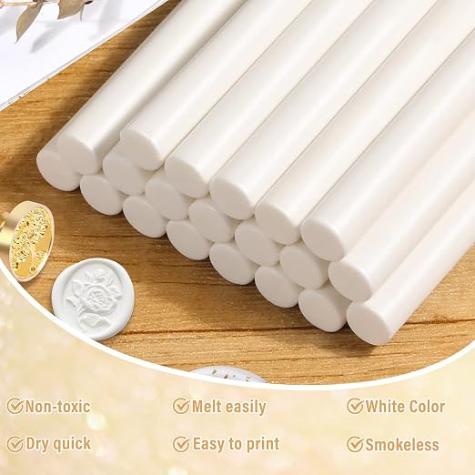 Paxcoo 20pcs Sealing Wax Sticks, Wax Seal Sticks, Glue Gun Sealing Wax Sticks - Image 3