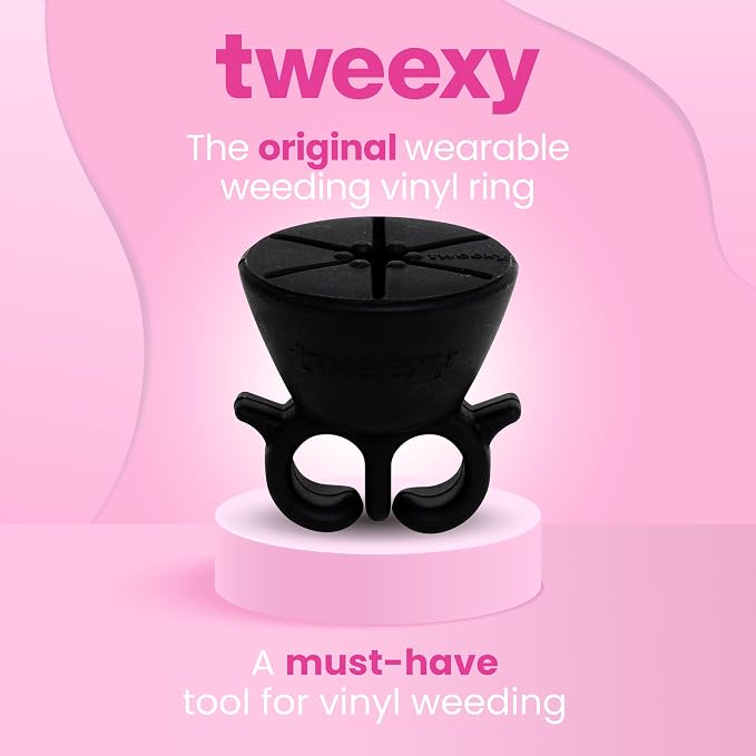 tweexy Craft Vinyl Weeding Scrap Collector Ring | Weeding Tools - Image 2