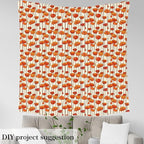 Feelyou Poppy Flowers Upholstery Fabric by The Yard, Rustic Garden Theme - Image 3