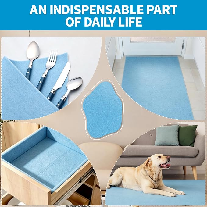 Sky Blue Fabric Sheet 72" X 36", 1.4mm Thick Large Soft Durable Flexible Craft - Image 7