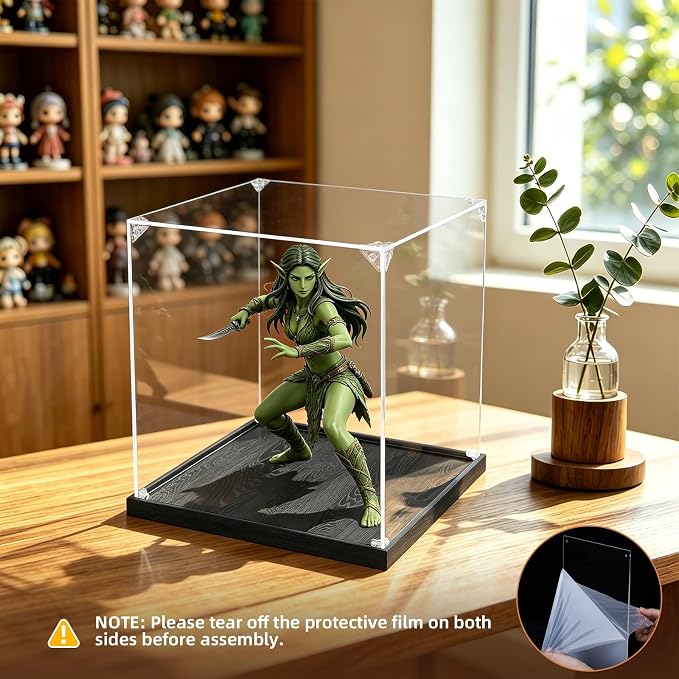 JUJOMAT Acrylic Display Case for Collectibles Clear Acrylic Display Box for - Image 4