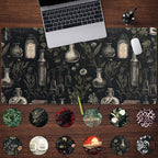 Black Aesthetic Desk Mat - Image 2