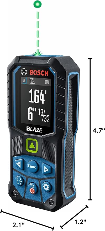 BOSCH GLM165-25G Blaze™ Green-Beam 165 Ft. Laser Measure, Laser Distance - Image 16