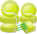 Qyeahkj 50 Guests Tennis Plates and Napkins Party Supplies Tennis Ball Birthday by Qyeahkj
