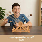 PATHFINDERS STEM Leonardo da Vinci Catapult Kit | Trebuchet Science Kit - Image 6
