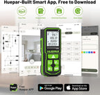 Huepar 200Ft Bluetooth Laser Measuring Tool S60-BT, APP Control, Rechargeable - Image 2
