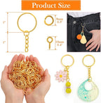 Audab 360Pcs Gold Keychain Bulk - Image 4