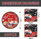 40Pcs Hibachi Party Decorations Hibachi Birthday Plates and Napkins Supplies - Image 2