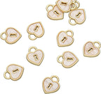 Pack of 20 Shell Charms Gold Plated Pendants Color Retention Pendants by Zicdije