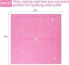 Headley Tools 17"x17" Rotating Cutting Mat, Self Healing Mat - Image 3