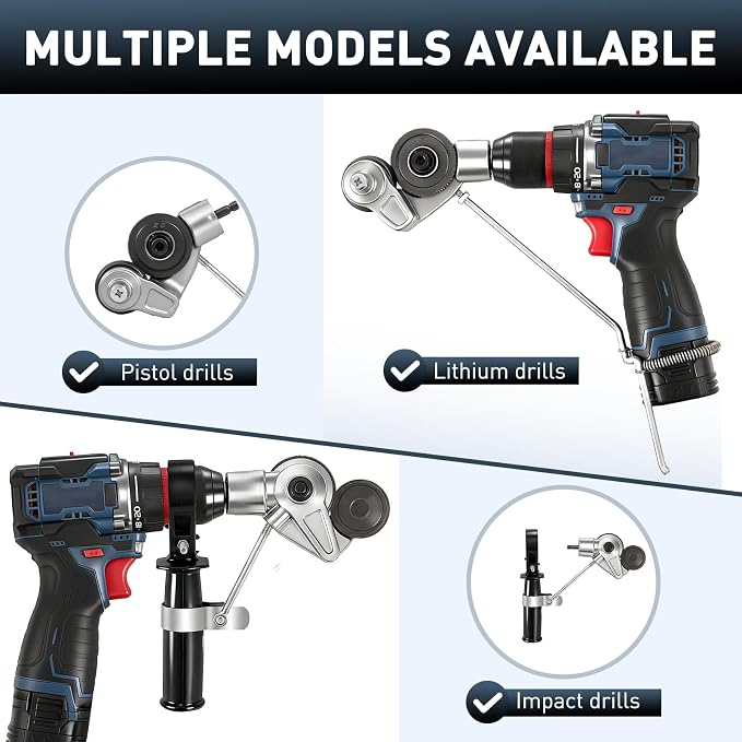 Metal Nibbler Drill Attachment, Heavy-Duty Sheet Metal Cutter - Image 5