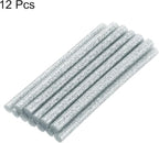 uxcell Mini Hot Glue Sticks for Glue Gun 11mm x 200mm Glitter Silver 12pcs - Image 3