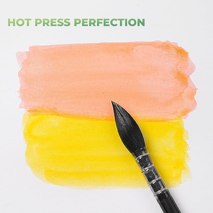 Fuumuui Watercolor Paper Block 11x15 Inch, Smooth Surface 100% Cotton - Image 4