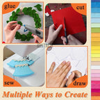 IONTACH 36" X 36" Stiff Felt Fabric 1.2mm Thick | Felt Sheet - Image 5