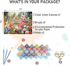 xackcme Paint by Numbers for Adults Flowers - Image 2