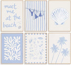 6 Pack Beach Diamond Art Kits for Adults, Summer Diamond Painting Kits for by LEZHIJIA