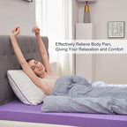 SINWEEK 3.8 Inch Gel Memory Foam Mattress Topper Ventilated Soft Pressure - Image 4