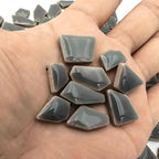200g Ceramic Mosaic Tiles for Crafts, Irregular Stained Ceramic 0.2"x0.8" - Image 3