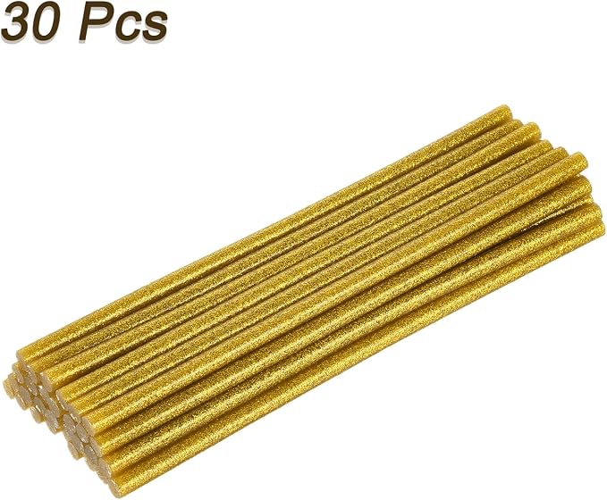 uxcell 30pcs Full Size Hot Glue Gun Sticks 8-inch x 0.27-inch High Sticky Small - Image 3