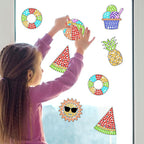 Qyeahkj 6pcs Summer Arts and Crafts Kits Suncatcher Easy Art Craft - Image 5