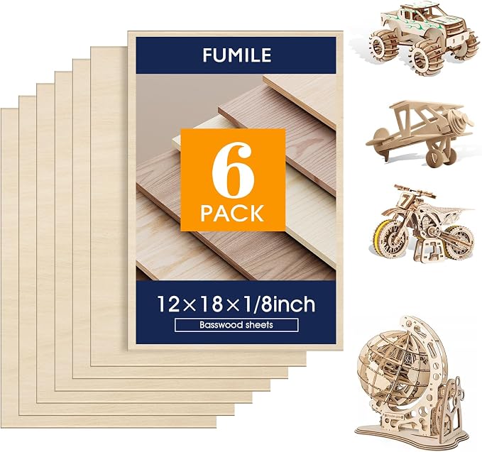Basswood Sheets 1/16, 18 Pack 8x12 Inch Basswood - Image 8