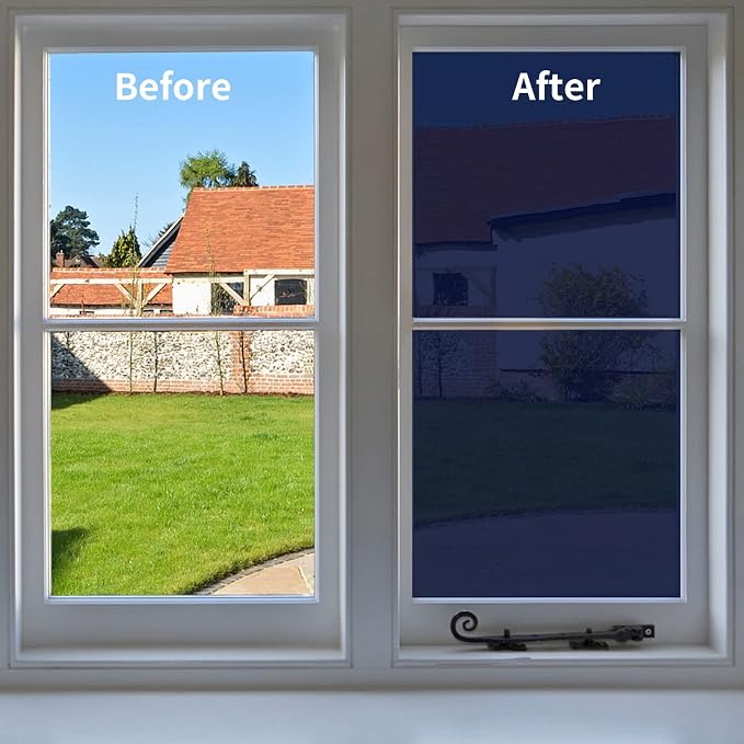 Niviy One Way Window Film Daytime Privacy Mirror Effect Reflective Window Tint - Image 5