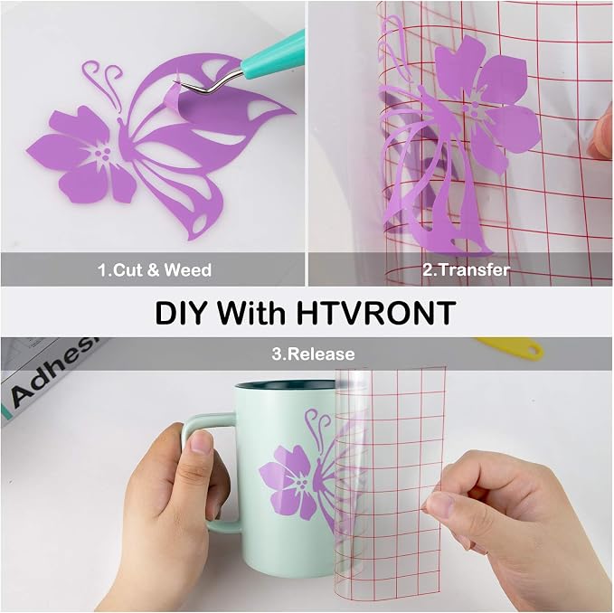 HTVRONT Light Purple Permanent Vinyl - Image 7