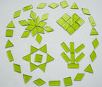 4 Shapes Large Transparent Mosaic Tiles - Image 4