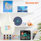 Shuttle Art 30 Colors Metallic Acrylic Paint, Artist Grade Metallic Paint in - Image 8