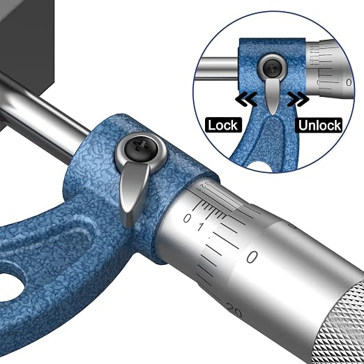 HDLNKAK Outside Micrometer Set, 0-3" Machinist Micrometer, 0.0001" Graduation - Image 5