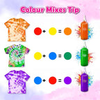 PATIFEED Tie Dye Kit for Kids and Adults, 14 Colours | 80ML Bottles, Gifts for - Image 4