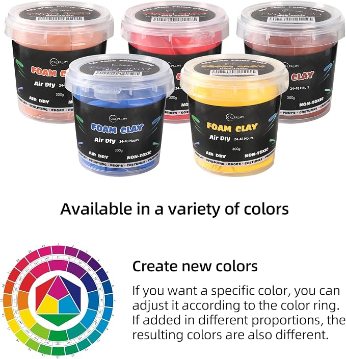 Moldable Cosplay Foam Clay Yellow Colors – High Density and Quality - Image 4