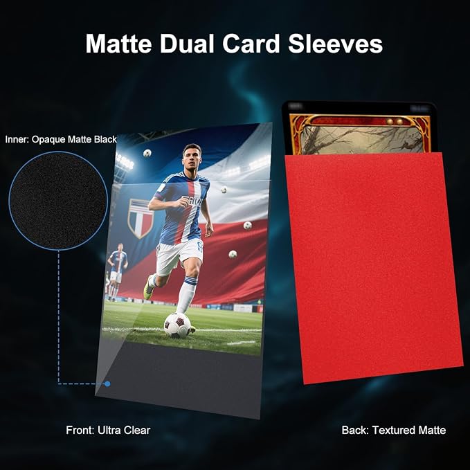 300 CountCard Sleeves for Trading Cards, Premium Matte Standard Size Card - Image 4