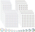 2100Pcs Self Adhesive Pearls and Rhinestone Sticker, Stick on Rhinestone Hair by Unixing