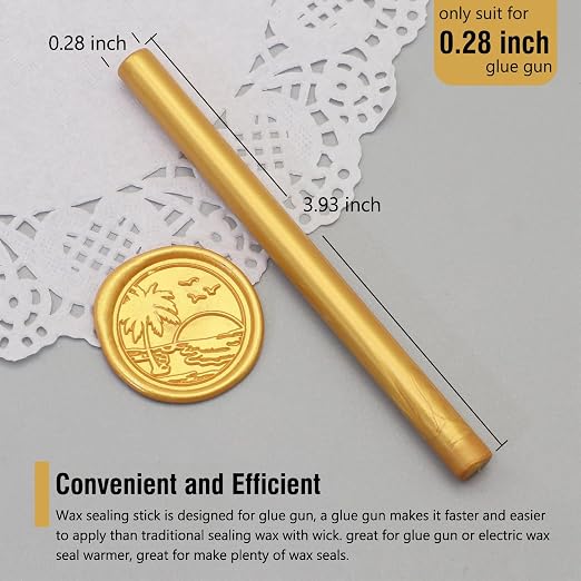 60pcs Wax Seal Sticks, HOSEALING Glue Gun Wax Seal Sticks - Image 4