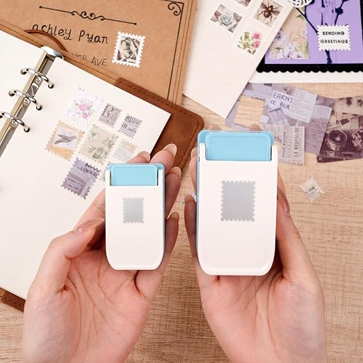 BAOFALI 2Pcs/Set Stamp Punch, Stamp Puncher, 0.6 x 0.5 inch, 1 x 0.8 Inch - Image 6