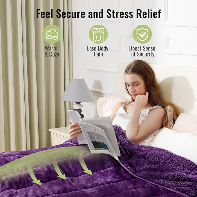 Uttermara Weighted Blankets for Adults Queen Size, 20lbs 60x80 inches Blanket - Image 4