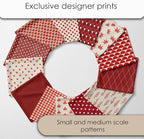 Cotton Satin Patchwork Fabric Panel – 35 Designs, 20×20 cm Squares, Single - Image 7