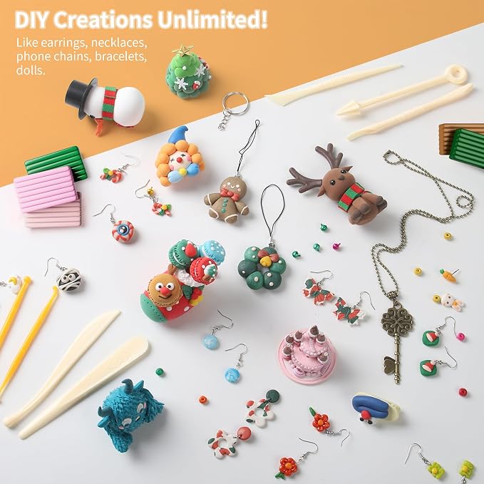Aestd-ST Polymer Clay 92 Colors, Oven Bake Modeling Clay - Image 5