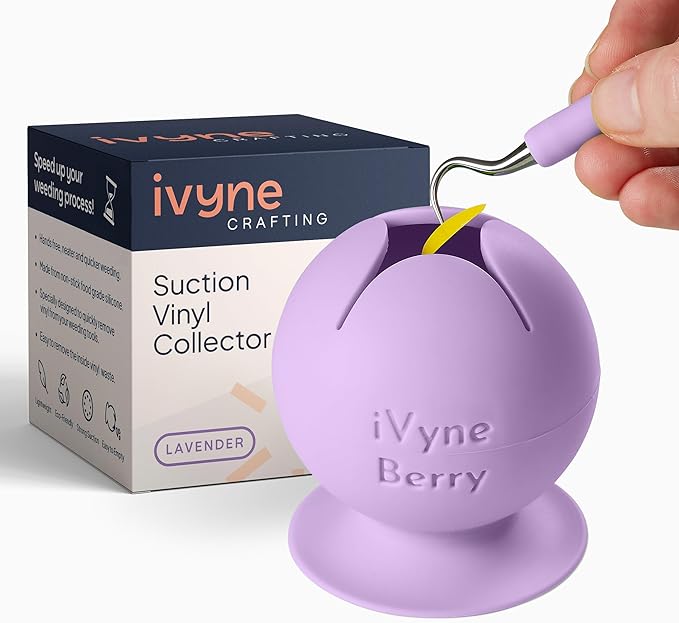 iVyne Berry Suctioned Vinyl Weeding Scrap Collector & Holder by iVyne