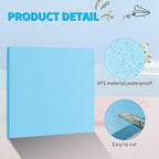 Blue 13 Pack 12x12x0.5 inch Foam Sheets 0.5 Inch Thick | Polystyrene Rectangles - Image 2