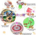 8 Pack Diamond Art Coasters, Dog Animal Diamond Painting Coasters Kits | Dog - Image 3