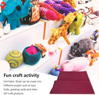 Jtnohx Color Felt, 1 Square Yard Felt Fabric, 1.4mm Thickness Flexible Craft - Image 7